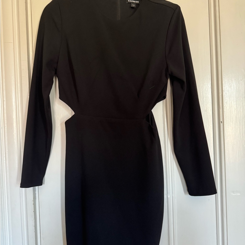 Express Black Mini Cocktail Dress